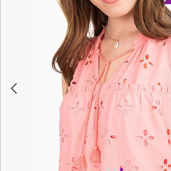 Southern Tide coral  island Rowana scallop dress👗 - Picture 3 of 5